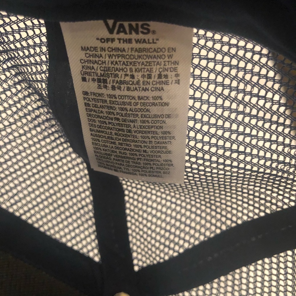 Vans | Navy Patch Snap Back Hat - Picture 8 of 8